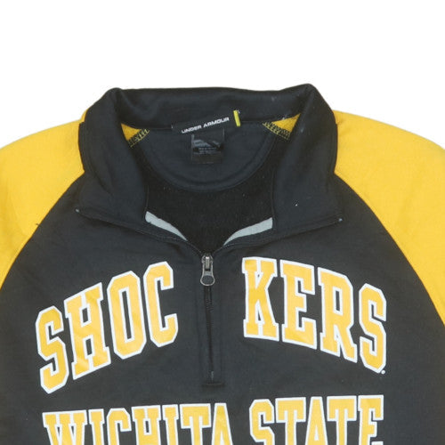 Mens UK Size M Under armour Black 1/4 Zip Sweatshirt