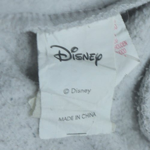 Womens UK Size XS Disney Grey Pullover Hoodie