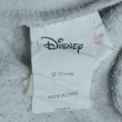 Womens UK Size XS Disney Grey Pullover Hoodie