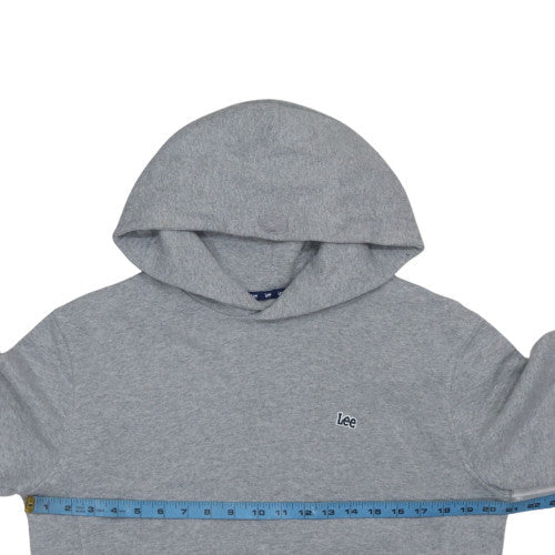 Mens UK Size M Lee Grey Pullover Hoodie