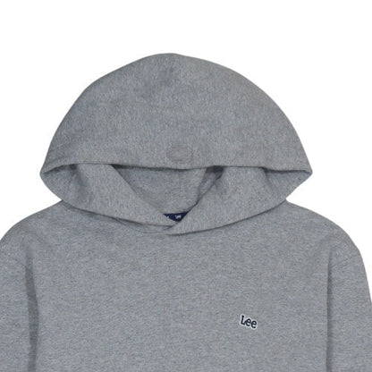 Mens UK Size M Lee Grey Pullover Hoodie