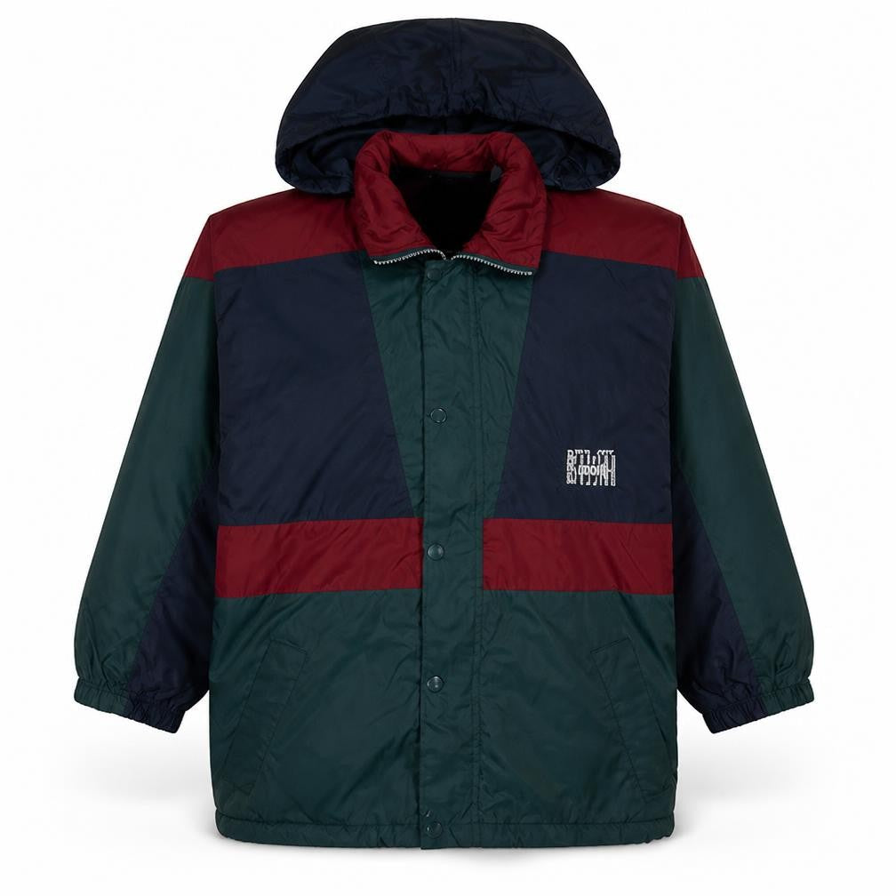 Runout Men's Multicoloured L Hooded Windbreaker Jacket