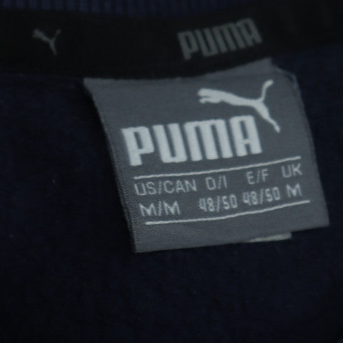Mens UK Size M PUMA Blue Pullover Sweatshirt