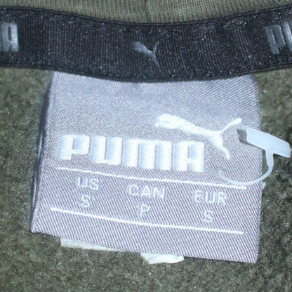 Mens UK Size S PUMA Green Pullover Hoodie