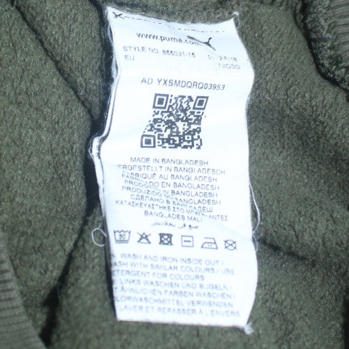 Mens UK Size S PUMA Green Pullover Hoodie