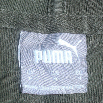 Mens UK Size M PUMA Green Pullover Hoodie