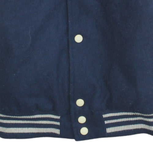 Mens UK Size 33R Rainbow Collection Blue Varsity Jacket