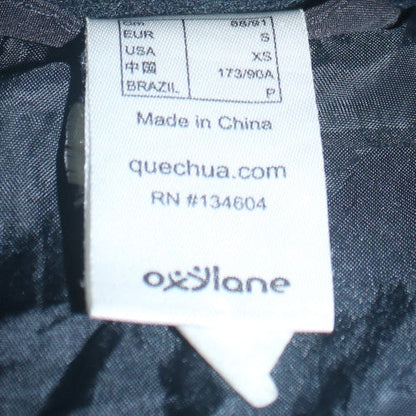 Mens UK Size S Quechua Black Hiking Walking Camping Jacket