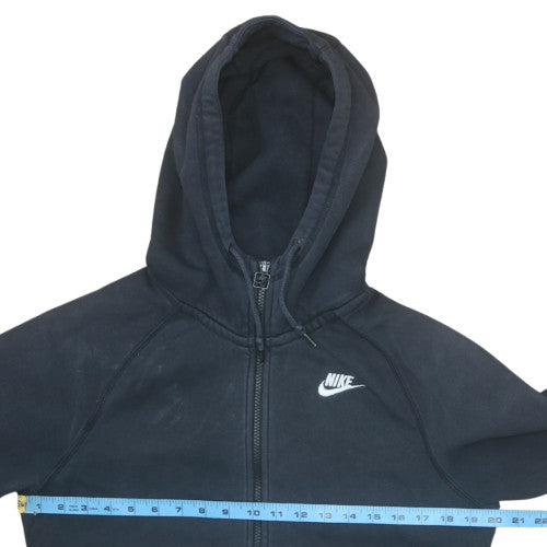 Mens UK Size S Nike Black Full Zip Hoodie