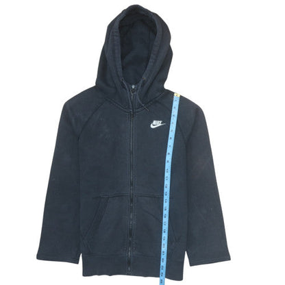 Mens UK Size S Nike Black Full Zip Hoodie