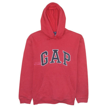 Mens UK Size L Gap Red Pullover Hoodie