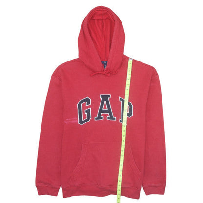 Mens UK Size L Gap Red Pullover Hoodie