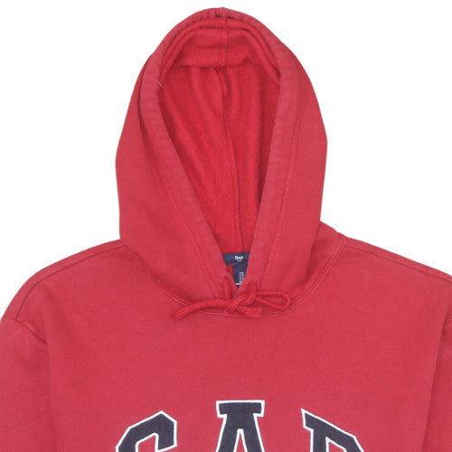 Mens UK Size L Gap Red Pullover Hoodie
