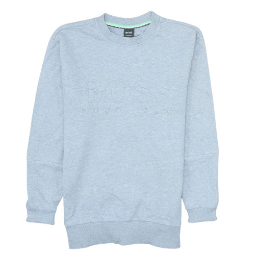 Mens UK Size M HUGO BOSS Grey Pullover Sweatshirt