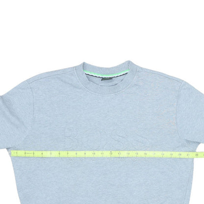 Mens UK Size M HUGO BOSS Grey Pullover Sweatshirt