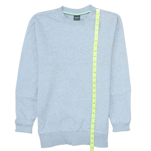 Mens UK Size M HUGO BOSS Grey Pullover Sweatshirt