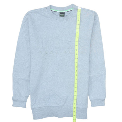 Mens UK Size M HUGO BOSS Grey Pullover Sweatshirt