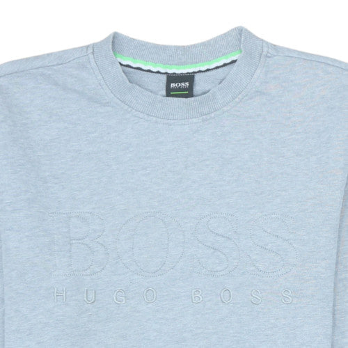 Mens UK Size M HUGO BOSS Grey Pullover Sweatshirt