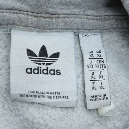Mens UK Size XL adidas Grey Pullover Hoodie