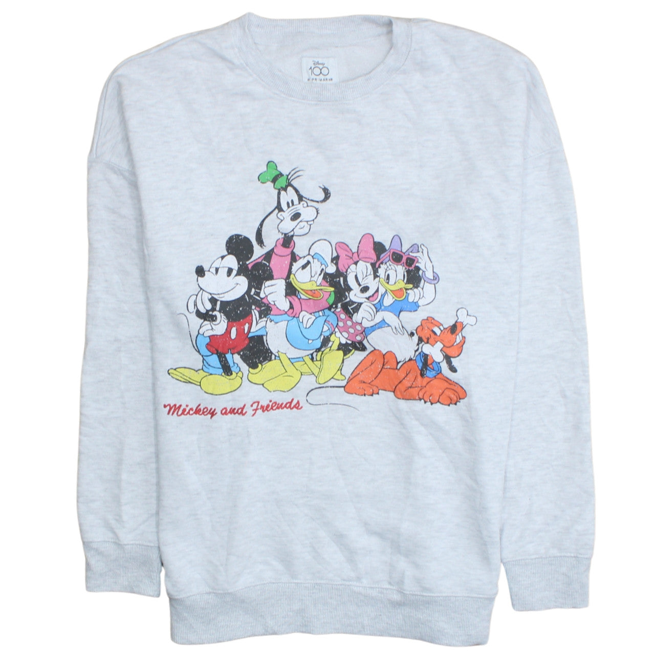 Womens UK Size S Primark Grey Pullover Sweatshirt