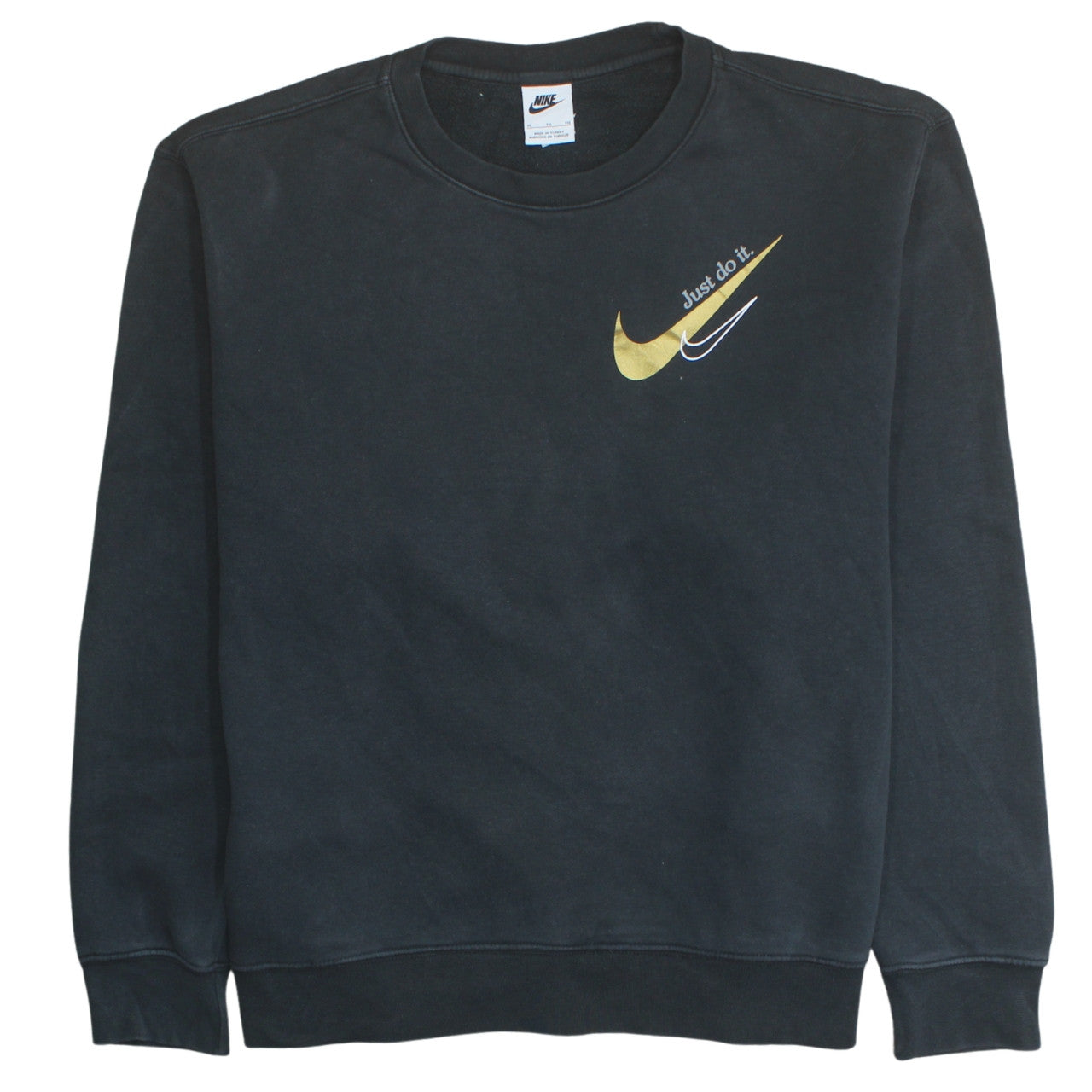 Womens UK Size XL Nike Black Pullover Sweatshirt