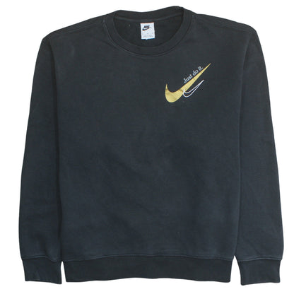Womens UK Size XL Nike Black Pullover Sweatshirt