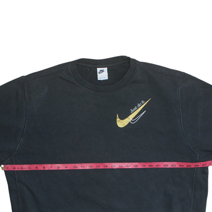 Womens UK Size XL Nike Black Pullover Sweatshirt