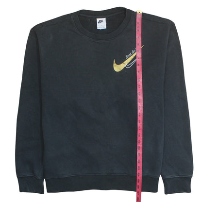 Womens UK Size XL Nike Black Pullover Sweatshirt