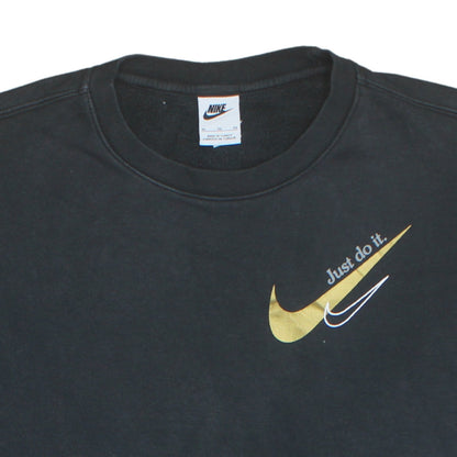 Womens UK Size XL Nike Black Pullover Sweatshirt