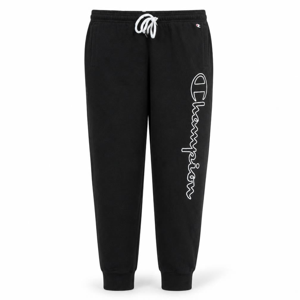 Mens UK Size L Champion Regular Fit Jogger Black Trousers