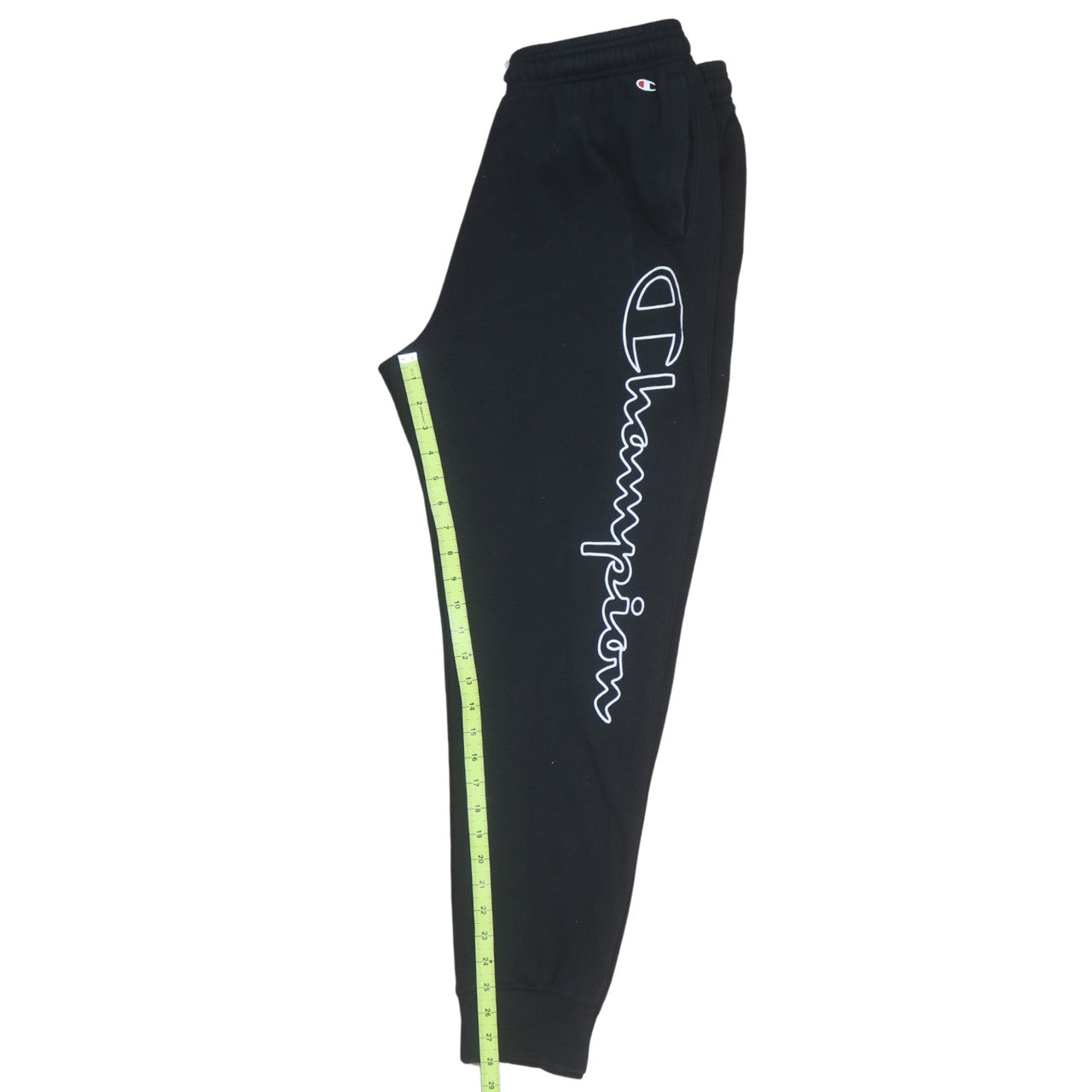 Mens UK Size L Champion Regular Fit Jogger Black Trousers