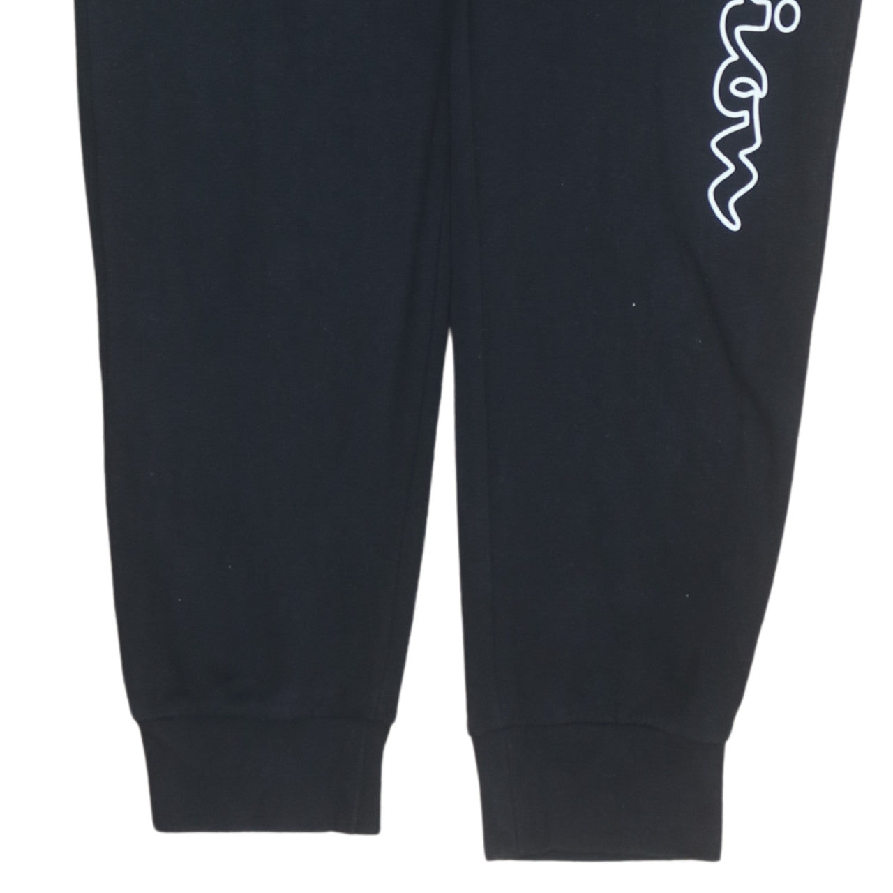 Mens UK Size L Champion Regular Fit Jogger Black Trousers
