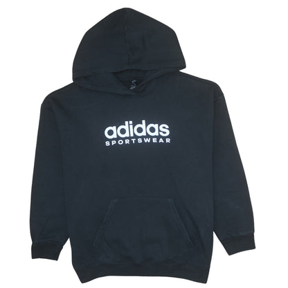 Womens UK Size L adidas Black Pullover Hoodie