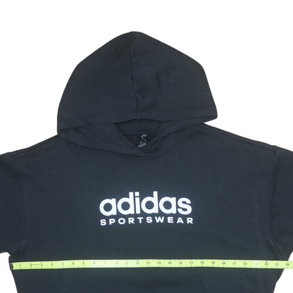 Womens UK Size L adidas Black Pullover Hoodie