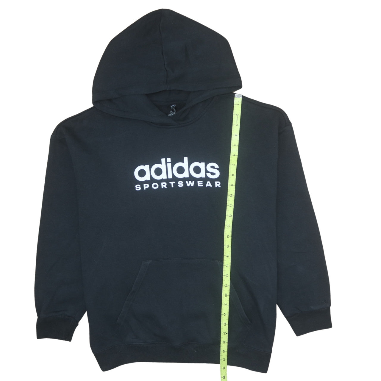 Womens UK Size L adidas Black Pullover Hoodie