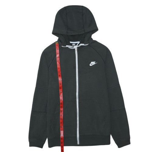 Mens UK Size M Nike Black Full Zip Hoodie