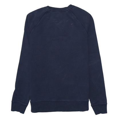 Mens UK Size S HUGO BOSS Blue Pullover Sweatshirt