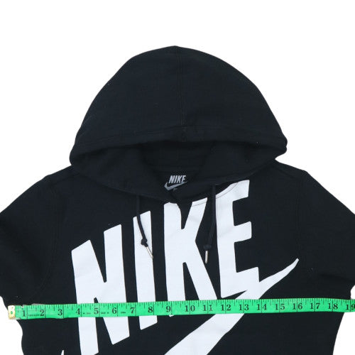 Womens UK Size M Nike Black Pullover Hoodie