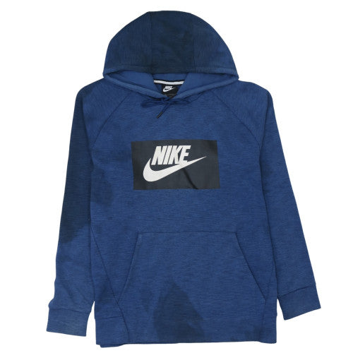 Mens UK Size L Nike Blue Pullover Hoodie