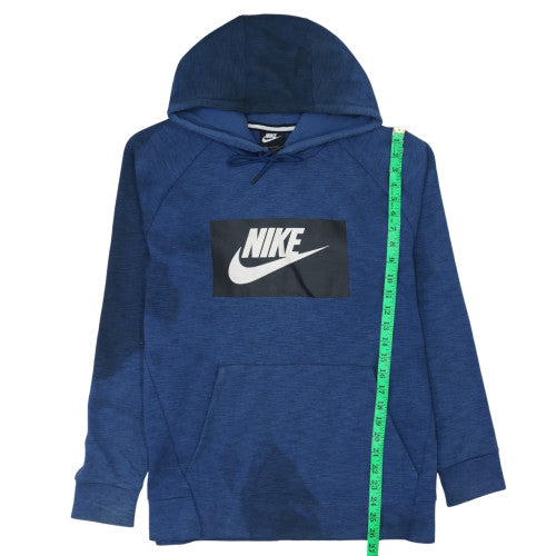Mens UK Size L Nike Blue Pullover Hoodie