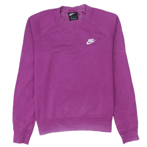 Womens UK Size S Nike Purple Pullover Sweatshirt