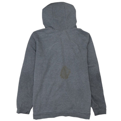 Mens UK Size L Nike Grey Full Zip Hoodie