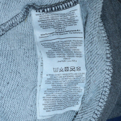 Mens UK Size L Nike Grey Full Zip Hoodie