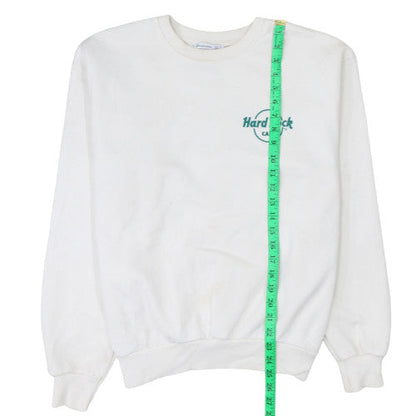 Womens UK Size S Stradivarius White Pullover Sweatshirt