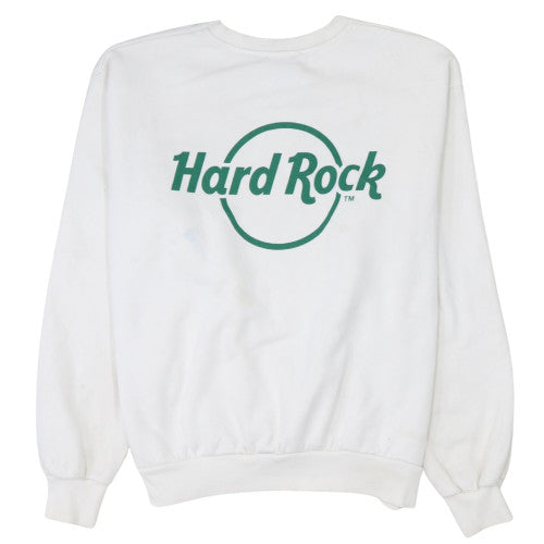 Womens UK Size S Stradivarius White Pullover Sweatshirt