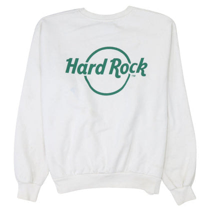 Womens UK Size S Stradivarius White Pullover Sweatshirt