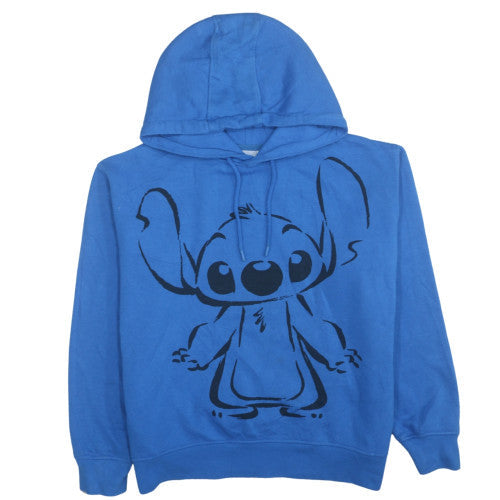 Womens UK Size 10 Disney Blue Pullover Hoodie