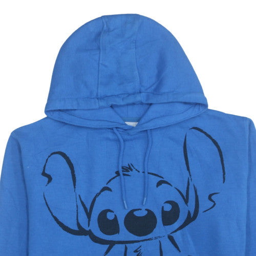 Womens UK Size 10 Disney Blue Pullover Hoodie