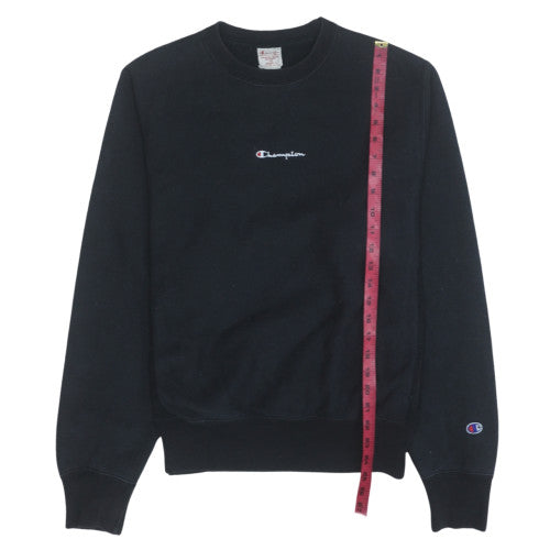 Mens UK Size S Champion Black Pullover Sweatshirt