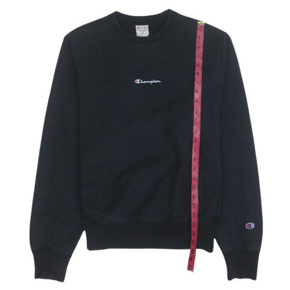 Mens UK Size S Champion Black Pullover Sweatshirt